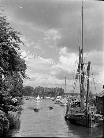 REGATTA DAY  YACHTS ON RIVER WAVENEY